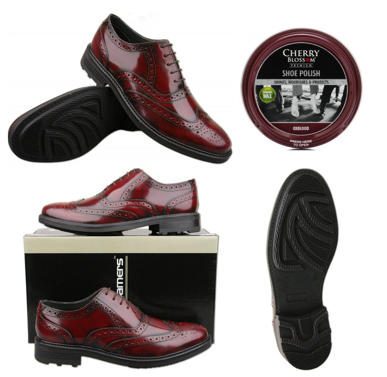 Herren Leder Oxblood Brogues With Optional Schuhe Polish Größe 6 7 8 9 10 11 12 Herren Oxblood Leder Oxblood Herren Brogues With Optional Schuhe Polish Größe 6 7 8 9 10 11 12 e85bd5