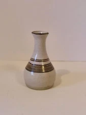 Miniature Handmade Ceramic Bud Vase Signed