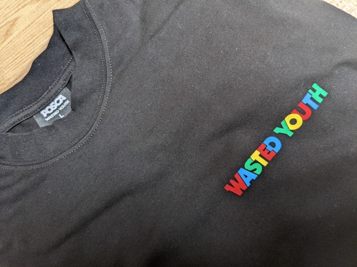 New TOKION wasted youth Posca T-shirt POSCA L size VERDY Verdy black