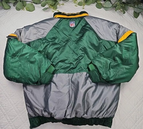 Abrigo Pullover De Colección Starter Para Hombre Green Bay Packers 1/2 Cremallera Talla XL - Imagen 13 de 15