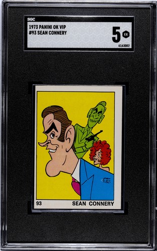 1973 Panini OK VIP Sean Connery #93 SGC 5 Ex. Seltener James Bond - Bild 1 von 4