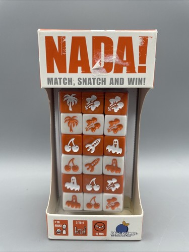 NADA! Match, Snatch, and Win! Family Fast Pace Dice Game Blue Orange - Picture 1 of 6
