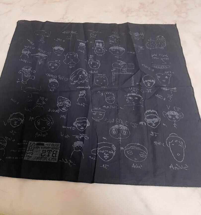 BTS Official 1st JAPAN TOUR 2015 WAKE UP : OPEN YOUR EYES Bandana