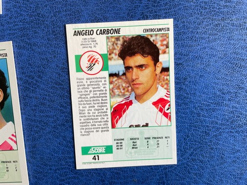 CARDS SCORE 92 BARI CARBONE N 41 NUOVA *** - Picture 2 of 2