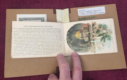 Seltene Chas. Graham Mini Portfolio 1893 Chicago World's Fair Columbian Exhibition - Bild 14 von 24