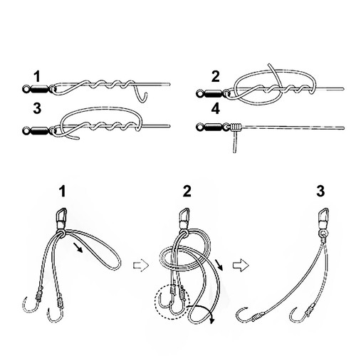 50x/100x Rolling Barrel Swivel 42-165lb Fishing Swivels Solid Ring #1-#8,1/0-2/0 - Picture 7 of 28