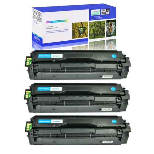 3PK CLT-C504S 504S Cyan Toner For Samsung CLP-415N CLP-415NW CLX-4195 Printer