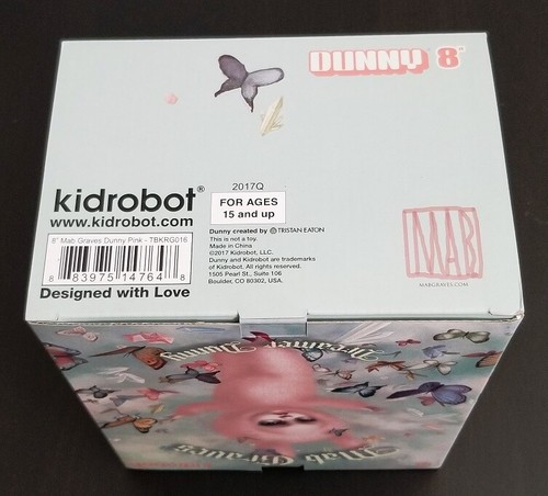 Figura de vinilo de 8 pulgadas Kidrobot Mab Graves Dreamer Dunny Flocked (LE 1000) - Imagen 8 de 11