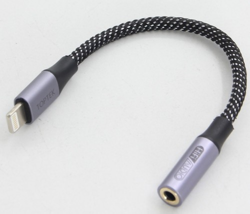 Adapter for iPhone to 3.5mm Aux Headphone Jack Genuine Connector Plug&Play Calls - Picture 8 of 8