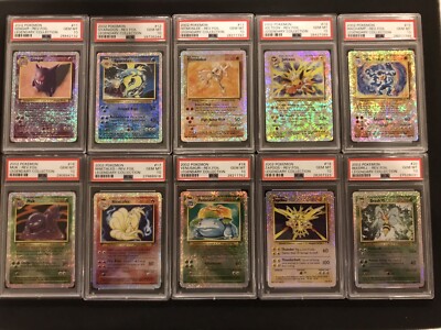 2002 Pokemon Legendary Collection - PSA 10 Complete Reverse Foil