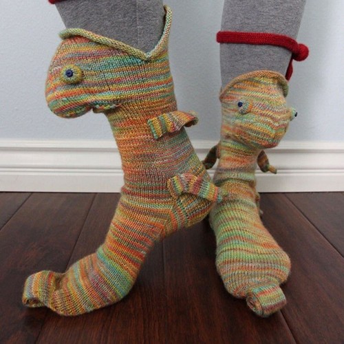 Mujeres Tejidos Cocodrilo Calcetines Animal Invierno Cálidos Calcetines Suelo Novedad Calcetines - Imagen 5 de 14