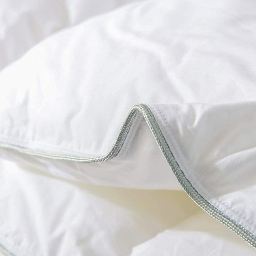 Luxurious All Season Goose Feather Down Comforter Queen Size 100%Egyptian Cotton - Picture 5 of 6