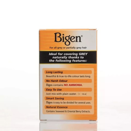 Bigen Permanent Puder Haarfarbe Farbe ALLE FARBEN kein Amonia Mix mit Wasser - Bild 6 von 20
