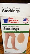 GOOD NEIGHBOR PHARMCY Compression 20-30mmHg Support Stockings MEDIUM Unisex  896