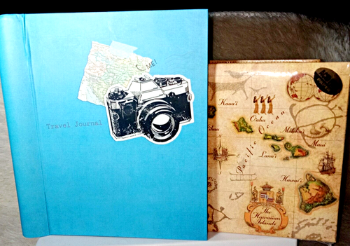 Travel Diary Journal & 120 Capacity Photo Album Notebook Stationery Travel Gift - Bild 1 von 10