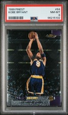 1999 TOPPS FINEST #64 KOBE BRYANT PSA 8