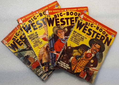 Big Book Western Pulp Magazine - Lot of 4 - 1947/1948 - Foto 1 di 6