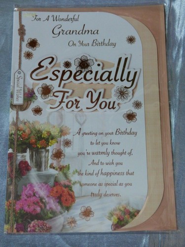 GRANDMA BIRTHDAY CARD TO MY GRANDMA QUALITY BIRTHDAY CARD WITH ENVELOPE - Picture 4 of 35