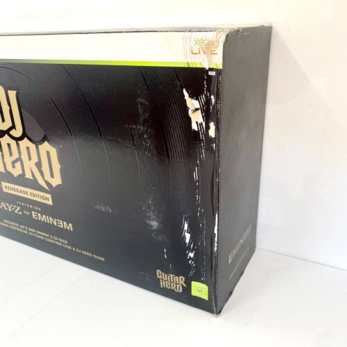 DJ Hero Renegade Edition feat. Jay-Z & Eminem w/ Turntable Bundle Xbox 360 - NEW - Picture 3 of 12