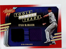 2021 Absolute Tools of the Trade Dual Swatches Red #TT2-RM Ryan McMahon 92/99