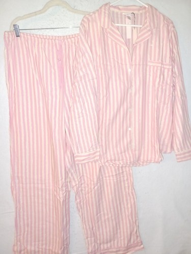 Victoria Secret Flannel Pajama set button top pant S M L XL 2X Short Long pj NEW - Picture 7 of 29
