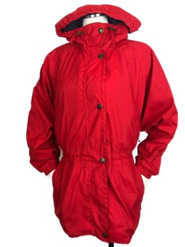 Obermeyer Women’s Shangri-La Hooded Ski Snow Coat Red Fitted Waist Pockets Sz 6 - Picture 2 of 12