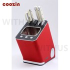 Coozin Knife Care UV Sterilizer Dry Sharpener and Ejiry Prestige Knife 4pc Set=