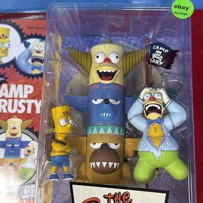 McFarlane The Simpsons Kamp Krusty Bart & Krusty Series 1 New 2007