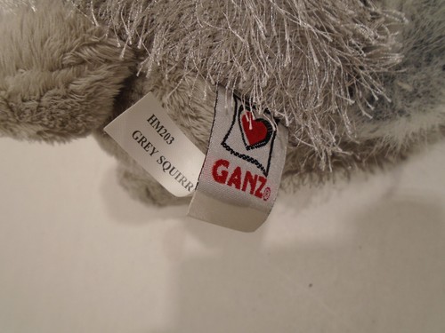 Webkinz Ganz No code Grey Squirrel Plush Stuffed Animal - Picture 3 of 6