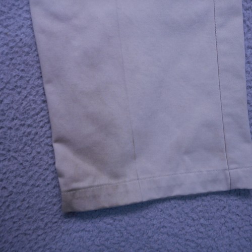Pantalones LL Bean para hombre 35x30 caqui sarga cómodos pantalones ropa de trabajo - Imagen 4 de 12