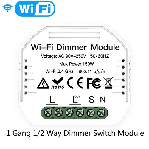 Tuya WiFi Zigbee Radio Switch Module Smart Curtain Dimmer On/Off Switch f Alexa - Picture 16 of 20