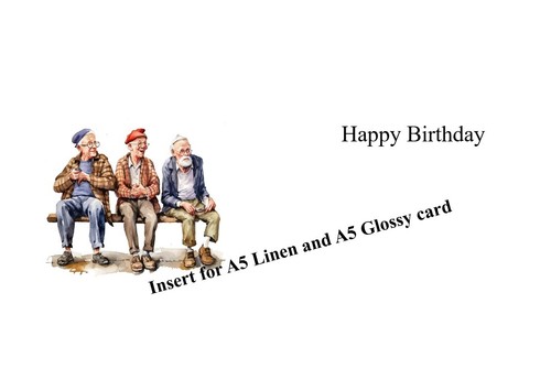 Personalised Birthday Card Humorous Funny Old Men Any Relation or Name - Picture 4 of 4