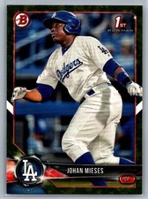 2018 Bowman #BP19 Johan Mieses Prospects Camo