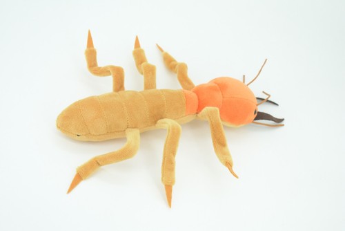Plushy Termite Toy, Stuffed Bug, Plush Insect, Soft, Gag Gift, 10" GM05 B108 - Picture 10 of 11