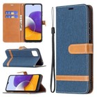 Etui na telefon komórkowy Ochrona Case do Samsung Galaxy A22 5G Cover Pokrowiec Etui Bumper Niebieskie