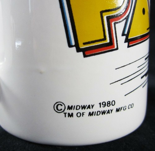 Vintage Pac Man Video Arcade Game Coffee Mug Made in England Midway 1980 - Picture 5 of 8