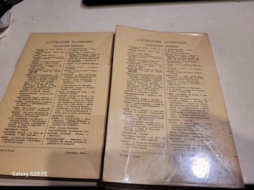 Livre Des Chants En 2 Tomes .. Heine .. Bilingue .. Aubier Montaigne - Picture 2 of 4