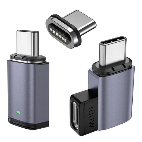 10pcs Fast Charge Magnetic USB C to Type C Adapter Connector PD Charger 100W - Picture 16 of 16