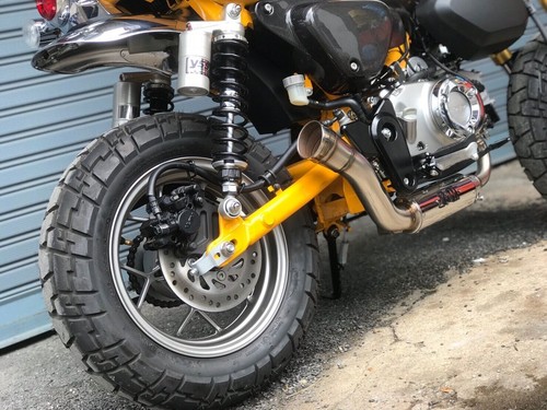 ZoOM Exhaust Brute Honda Monkey 125 Full System 2018-2025 Low Mount - Picture 5 of 12