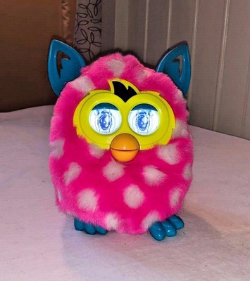 blue and pink furby