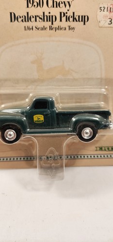 John Deere, Set Of 2. 5020 Tractor With Disk; 1950 Chevy Dealership Pickup - Picture 4 of 4