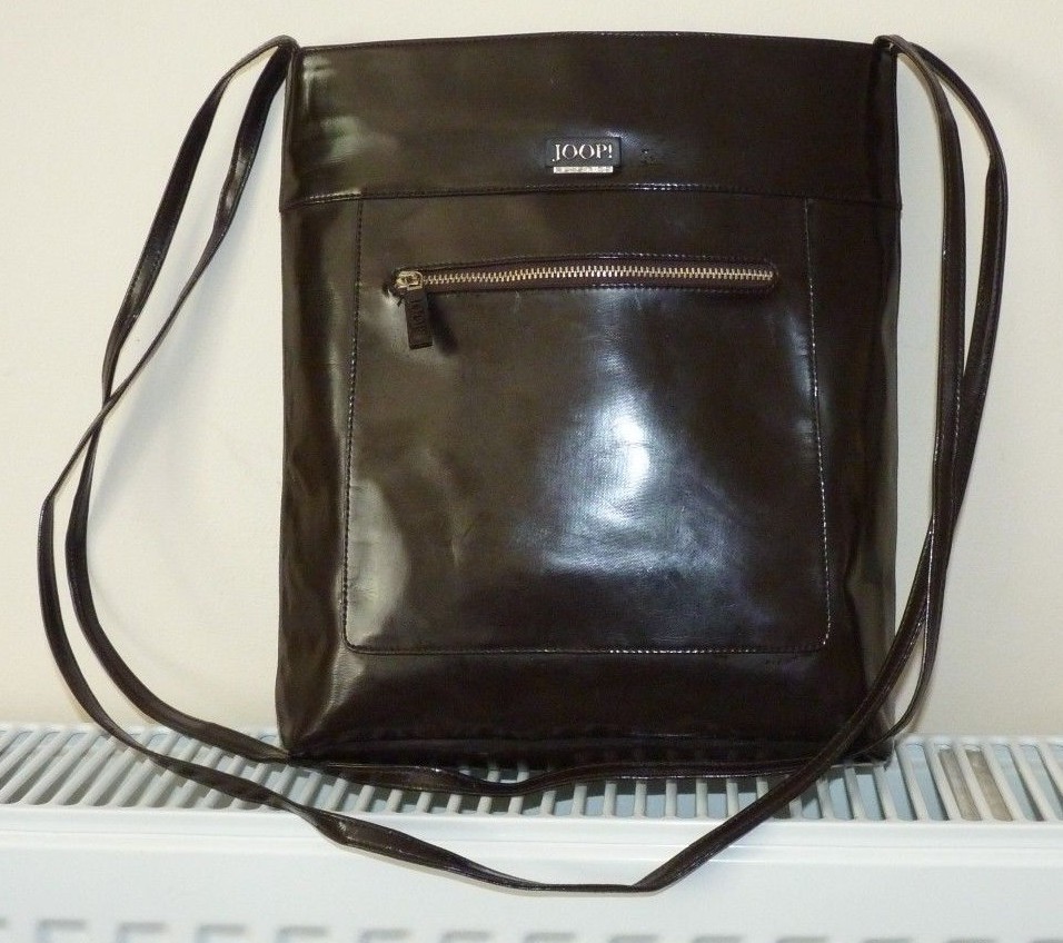 Joop Plastics Bag Messenger Shoulder Bag Cross Body