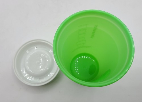 Starbucks Lime Green Siren 16oz Plastic Coffee Cup 2013 Reusable Tumbler EUC - Picture 6 of 7