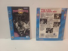 Prize Fighter Sega CD MANUAL And Back Cover Art No Game