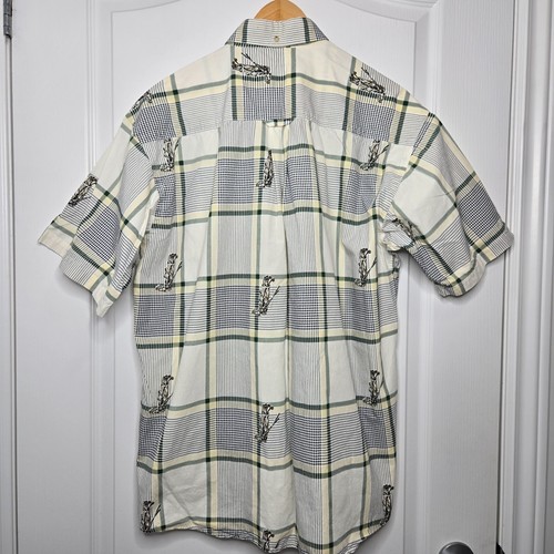 Camisa GANT Para Hombre Grande Con Botones Popelina Cuadros Palos de Golf Estampado Informal De Colección - Imagen 6 de 10