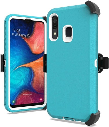 Per Samsung Galaxy A20 Custodia 3 in 1 Cavalletto + Protezione Vetro Temperato - Foto 18 di 26