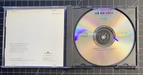 Chartres by Paul Giger (CD, May-1994, ECM) VeryCleanDisc - Picture 2 of 4