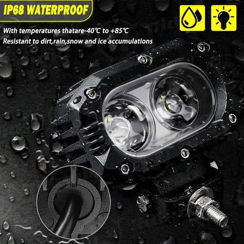 Barra de luz de trabajo LED de 4 pulgadas lámpara de inundación camión todoterreno 4x4 ATV UTV luz antiniebla - Imagen 9 de 25