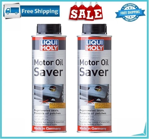 Liqui Moly Motor Oil Saver Oil Loss Stop Engine Oil Stop Leak (300 ML) - 2 Pack