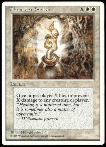 Magic: The Gathering Fourth Edition Alabaster Potion - Picture 1 of 2